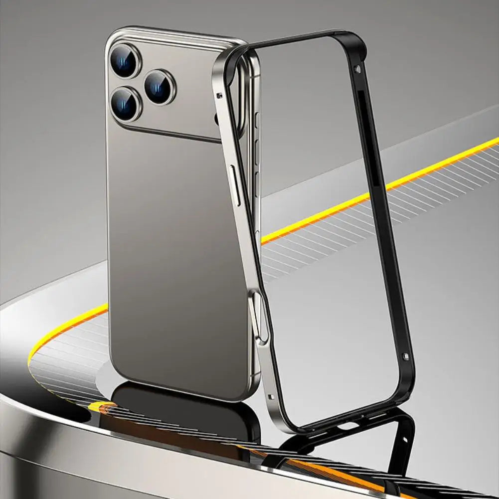 Metal Silicone iPhone 17 Pro Max Case