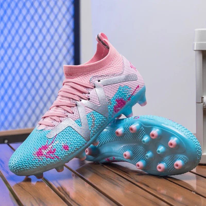 New Men Football Shoes Society Cleats Professional Soccer Shoes Indoor Fast Football Field Boots Sneaker Boy Original Training