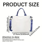 Cartoon Totoro Canvas Women Bag Boys Girl Simple Light Handbag Tote Bags Cute Cartoon Anime Crossbody Shoulder Packet Gift