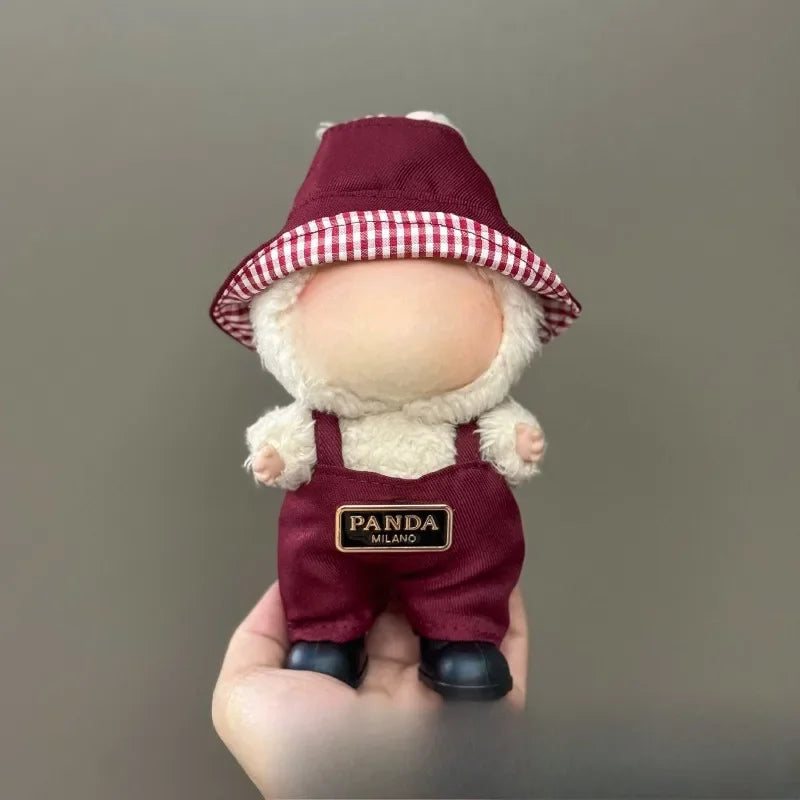 Only clothes are suitable for LABUBU,LABUBU, baby clothes, 17 cm pendants, plush toys, fashion clothes, suits and skirts.