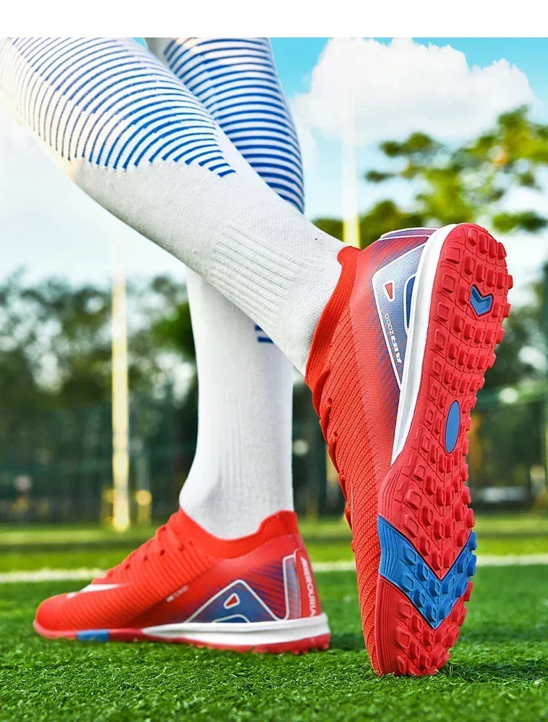 Men Football Field Boot TF/FG Indoor Original Professional Futsal Society Match Turf Soccer Shoes Non Slip Bootie Football Shoes