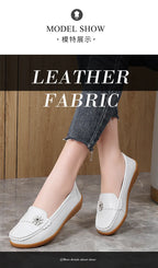 Fashion Genuine Leather Women Flats Tenis Shoes Woman Moccasins Women Shoe Footwear Women Shoes Retro Plus Size Female Footwear