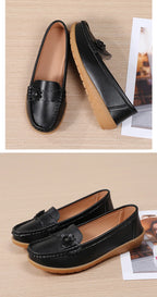 Fashion Genuine Leather Women Flats Tenis Shoes Woman Moccasins Women Shoe Footwear Women Shoes Retro Plus Size Female Footwear