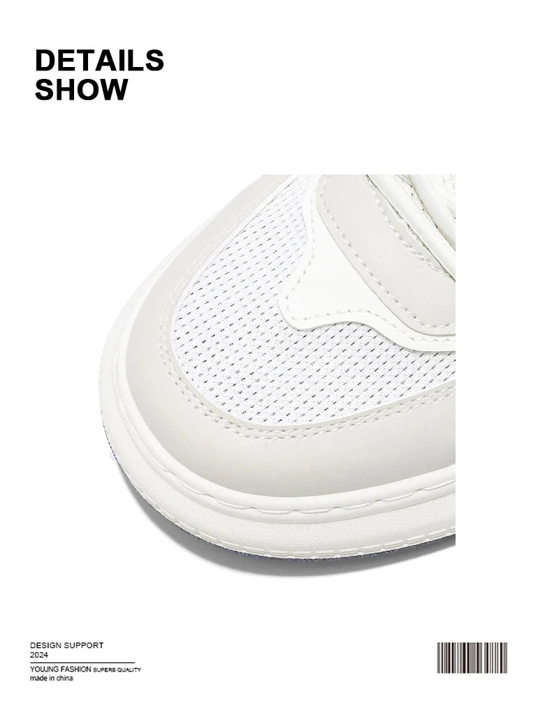 casual shoes fashion men's four season breathable comfortable outdoor thick sole anti slip wear-resistant versatile casual shoes