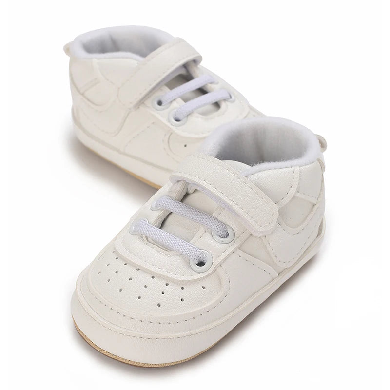 0-1Year New Baby Shoes Retro Leather Boy Girl Shoes Multicolor Toddler Rubber Sole Anti-slip First Walkers Infant Newborn