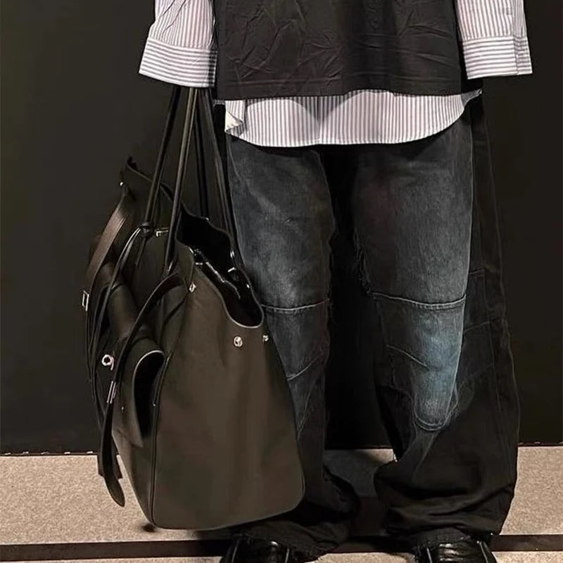 Brand Tote Bag Rodeo Lock Design Women Bag High-quality Soft Pu Leather Handbag Large-capacity Storage Bag Commuter Shoulder Bag