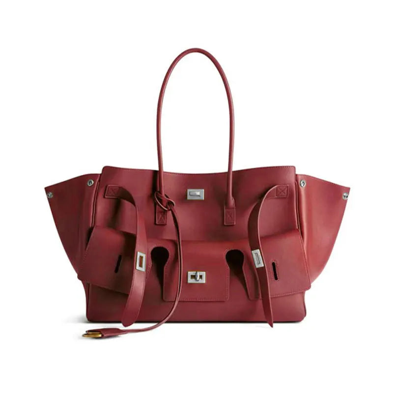 Brand Tote Bag Rodeo Lock Design Women Bag High-quality Soft Pu Leather Handbag Large-capacity Storage Bag Commuter Shoulder Bag