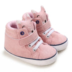 NEW Classic baby shoes for boys and girls cute animal casual flat shoes the first baby cotton non slip and warm walking shoes ﻿
