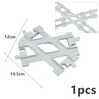 City View Large Building Bricks Wheel Bridge Big Size Track Bricks Train Straight Curved Switch Railway Compatible Duploes Toys