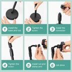 Desktop Phone Holder Live Broadcast for Smartphone Adjustable with Phone Holder Stand Bracket for Mobile Telefoon Statief Stand