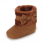 Baby Shoes With Soft Soles For Warmth 0-12 Months Old Baby Cotton Winter Socks and Shoes With Fleece Before Learning To Walk