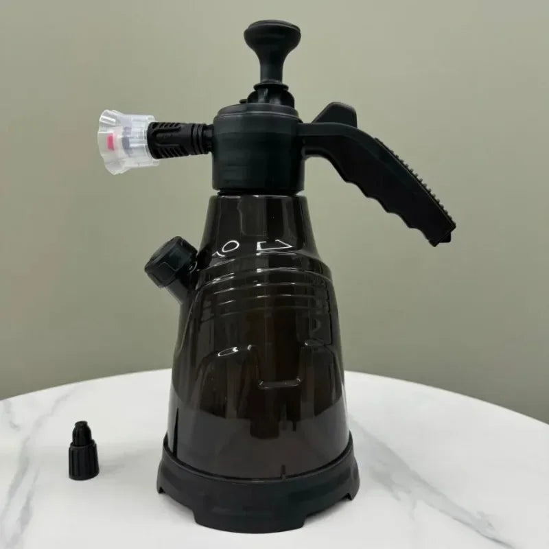 2.3L Car Wash Kit: Spray Bottle & PA Pot with Built-in Brush, Household High-Pressure Water Gun, Foam Artefact & Car Wash Liquid