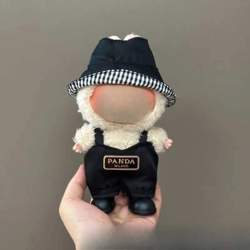 Only clothes are suitable for LABUBU,LABUBU, baby clothes, 17 cm pendants, plush toys, fashion clothes, suits and skirts.