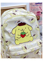 Sanrio Start Of School Season Backpack Anime Kuromi Cinnamoroll Student Bag Large Capacity Women Bag For Children Girls Gift ﻿