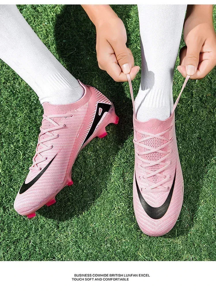 Men Football Field Boot TF/FG Indoor Original Professional Futsal Society Match Turf Soccer Shoes Non Slip Bootie Football Shoes