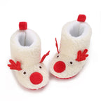 Winter Warm Baby Shoes Children's Shoes 0-1 Year Old Soft Soled Cotton Shoes Men's and Women's Baby Plush Shoes Snow Boots