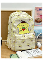 Sanrio Start Of School Season Backpack Anime Kuromi Cinnamoroll Student Bag Large Capacity Women Bag For Children Girls Gift ﻿