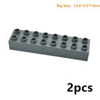 DIY Big Size Bulk Bricks Creative Thick Building Blocks Educational Kid Toys Slope Thin Large Particles Compatible With Duploes
