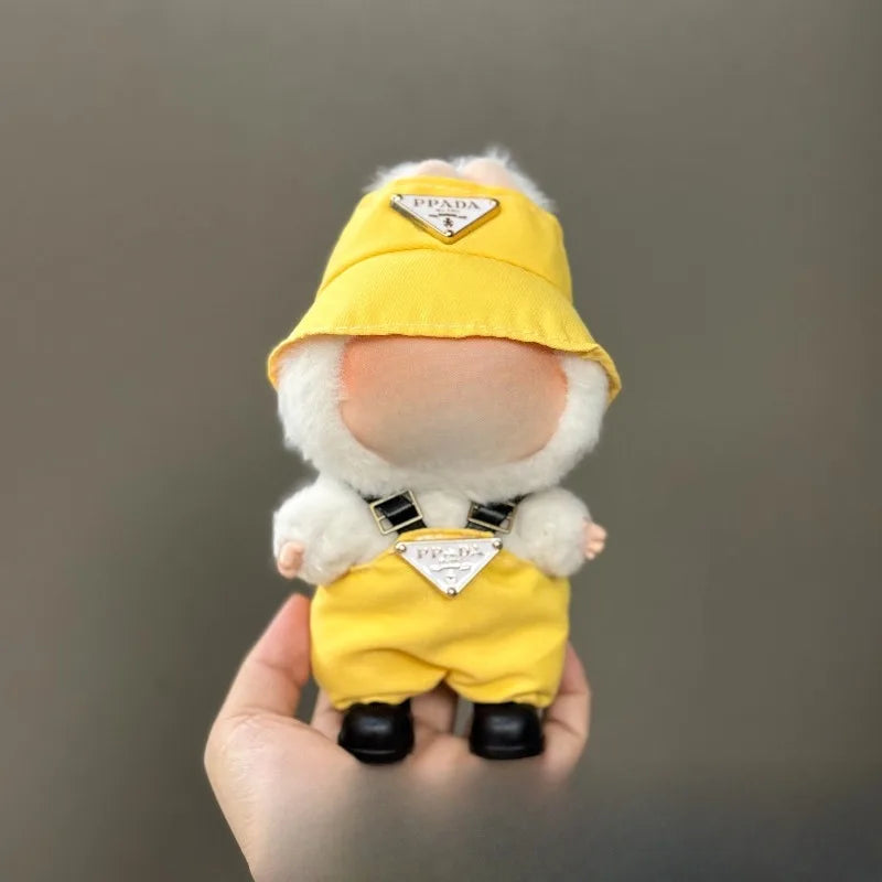 Only clothes are suitable for LABUBU,LABUBU, baby clothes, 17 cm pendants, plush toys, fashion clothes, suits and skirts.