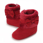 Baby Shoes With Soft Soles For Warmth 0-12 Months Old Baby Cotton Winter Socks and Shoes With Fleece Before Learning To Walk