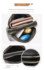High Quality Genuine Leather Luxury Handbags Women Bag Designer Female Crossbody Shoulder Bags 2024 Ladies Cowhide Messenger Sac