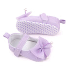 Baby Step Front Shoes Spring and Autumn New Style Girls' Baby Shoes with Korean-style Bowknots and Anti-slip Soft Soles BY2235