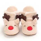 Winter Warm Baby Shoes Children's Shoes 0-1 Year Old Soft Soled Cotton Shoes Men's and Women's Baby Plush Shoes Snow Boots