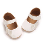 0-12 Months Baby Shoes PU Leather Shallow Mouth Single Shoe Bow Baby Walking Shoes Princess Shoes Baby Shoes