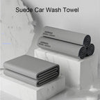 Car Wash Towel High Absorbency Automotive Interior Cleaning Cloth Suede/Coral Velour Double-Sided Material Lint-Free