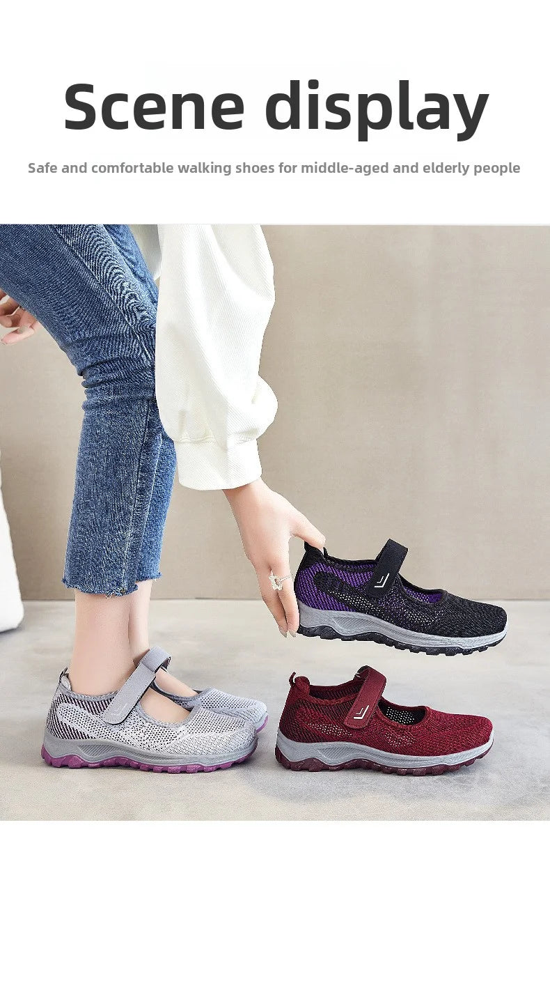 Women Shoes Breathable Vulcanized Shoes White ZapaWomen Sneakers Fashion Breathable Mesh Casual Walking Shoes Women Work Shoes