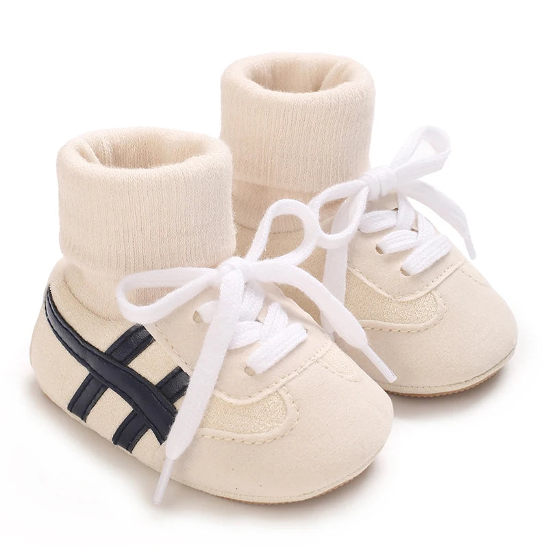 Baby Shoes Soft Cotton Socks Ankle Covering Style Autumn And Winter Warm Sports Shoes Toddler And Newborn Walking Shoes