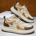 casual shoes fashion men's four season breathable comfortable outdoor thick sole anti slip wear-resistant versatile casual shoes