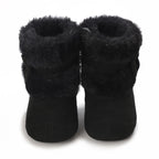 Baby Shoes With Soft Soles For Warmth 0-12 Months Old Baby Cotton Winter Socks and Shoes With Fleece Before Learning To Walk