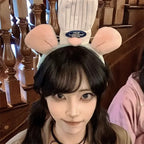 Kawaii Cartoon Hairband Ratatouilleing Cute Headband Ratatouille Hairpin Mouse Ears Headdress Girl Kids Party Gift Toys