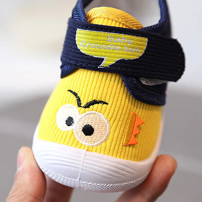 With Sound Baby Shoes Spring Autumn Infant Outwear Shoes Newborn First Walkers Little Boy Girl Shoes For Baby Pink, Gray