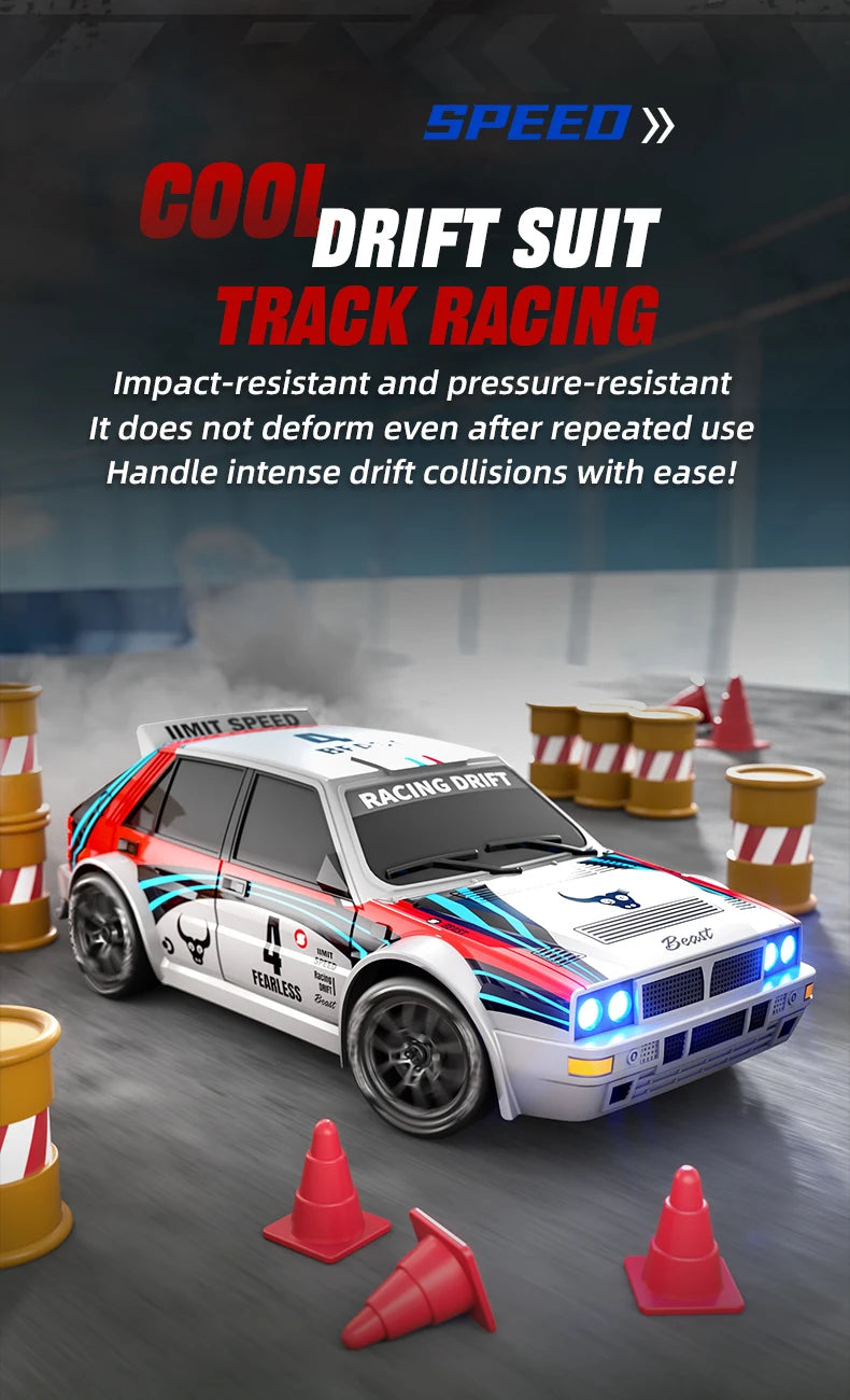 New RC Raceway Drift Car SG204 PRO 1:24 20KM/H 4WD High speed Racing With LED Car Monster Truck for Kids Boy Festival Toys Gifts