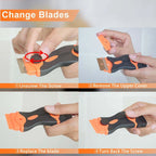 Plastic & Metal Razor Blade Scraper, Window Glass Cleaner, Vinyl Film & Adhesive Remover Tool for Car Home Clean Scraper tool
