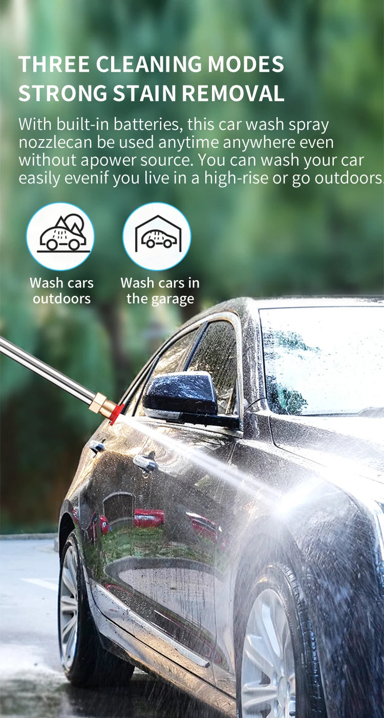 Car Wash Machine 24V Cordless Power High Pressure Wireless Water Spray Electric Portable Jet Water Gun Car Washer Gun Machine