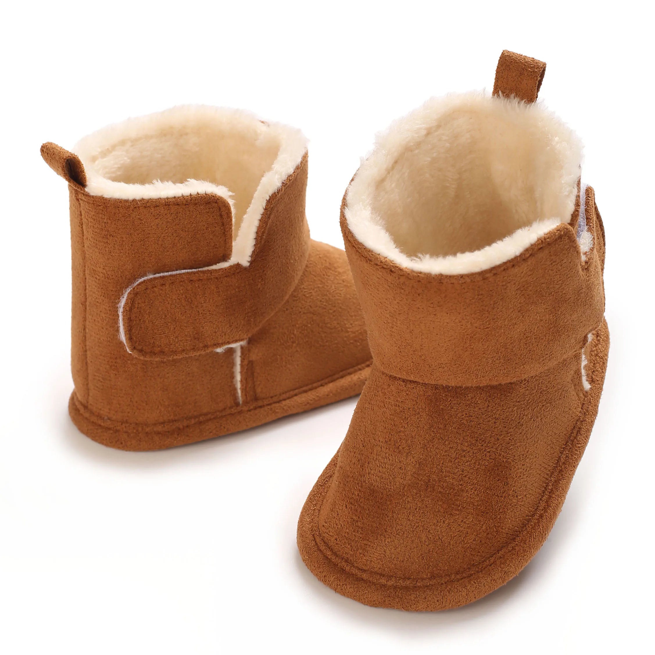 Plush Winter Baby Shoes Boy Girl Cotton Soft Sole Snow Booties Thick Winter Warm Newborn Toddler Boots Shoes Frist Walking Shoes