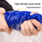 Car Wash Towel 2/3pcs Microfiber Super Absorbency Car Cleaning Cloth Drying Double-Sided Auto Towels Car Care Detailing