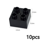 DIY Big Size Bulk Bricks Creative Thick Building Blocks Educational Kid Toys Slope Thin Large Particles Compatible With Duploes