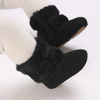 Baby Shoes With Soft Soles For Warmth 0-12 Months Old Baby Cotton Winter Socks and Shoes With Fleece Before Learning To Walk