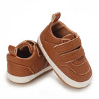 0-1Year New Baby Shoes Retro Leather Boy Girl Shoes Multicolor Toddler Rubber Sole Anti-slip First Walkers Infant Newborn