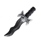 48.5cm/19.09in Plastics Fake Blood Knife Party Supplies Weapon Props Model Halloween Cosplay Funny Gift Collectible Outdoor Toys