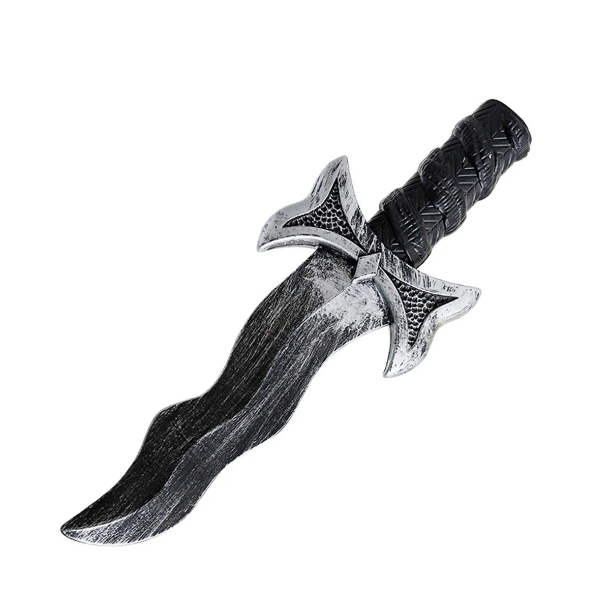 48.5cm/19.09in Plastics Fake Blood Knife Party Supplies Weapon Props Model Halloween Cosplay Funny Gift Collectible Outdoor Toys