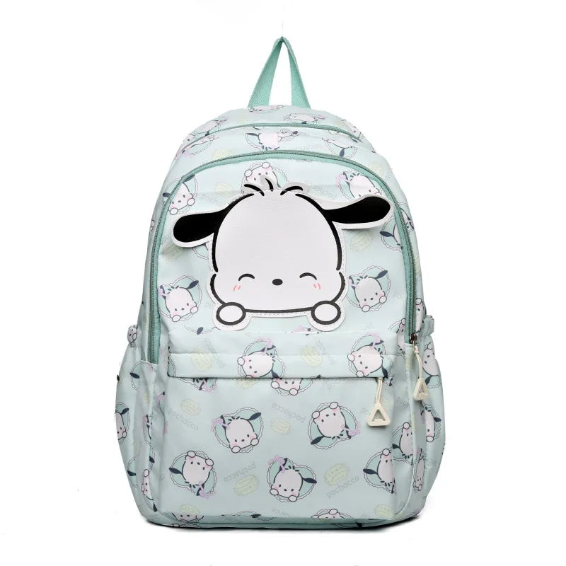 Sanrio Start Of School Season Backpack Anime Kuromi Cinnamoroll Student Bag Large Capacity Women Bag For Children Girls Gift ﻿