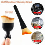 2pcs Multipurpose Cleaning Brush for Car Interior Air Conditio Outlet Crevice Dust Removal Brushes Office Home Clean Brush Tools