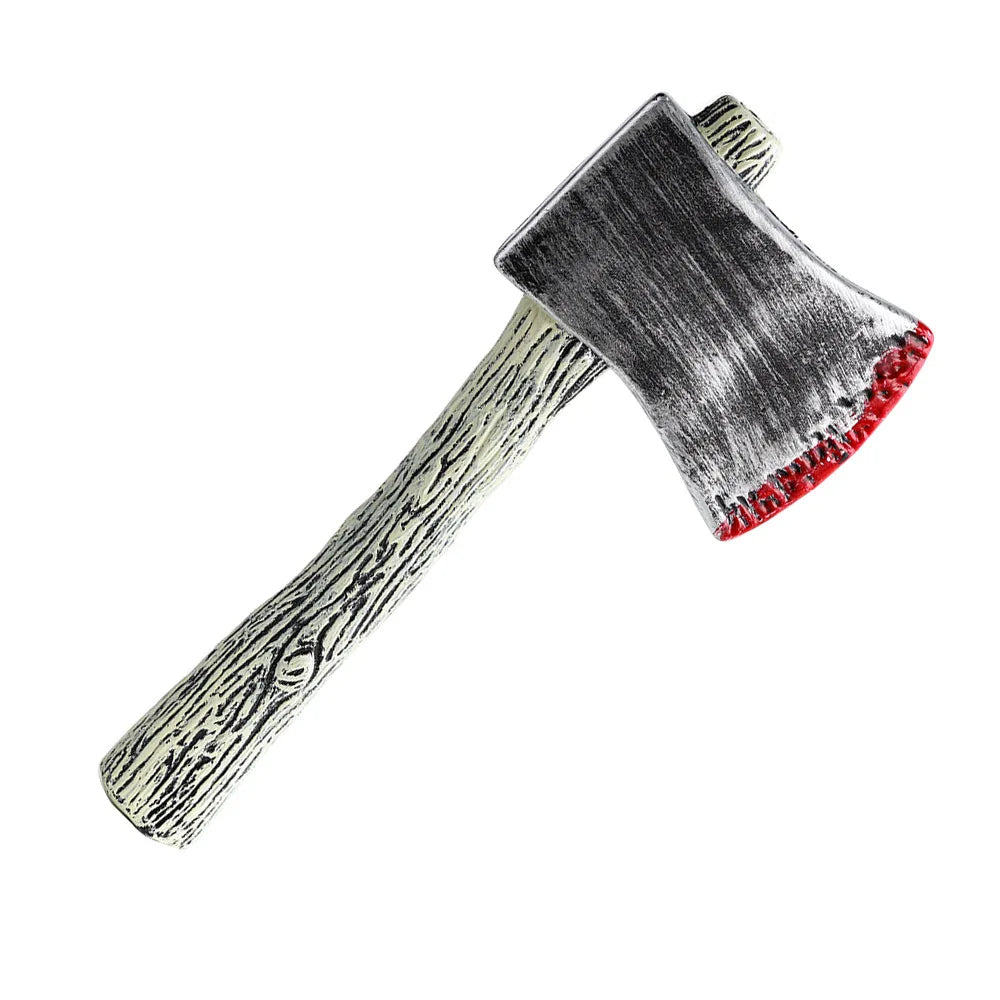 48.5cm/19.09in Plastics Fake Blood Knife Party Supplies Weapon Props Model Halloween Cosplay Funny Gift Collectible Outdoor Toys