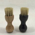 Mini Buffing Brush For Cleaning Shoes Hog Bristle Brushes Boot Shoes Cleaner Leather Shoes Supplies Gourd Brush Home Clean Tool