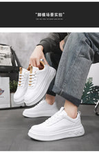 Summer Increase Height Men Shoes The New Breathable  Thick Sole Sneakers Casual  High Quality White Shoes